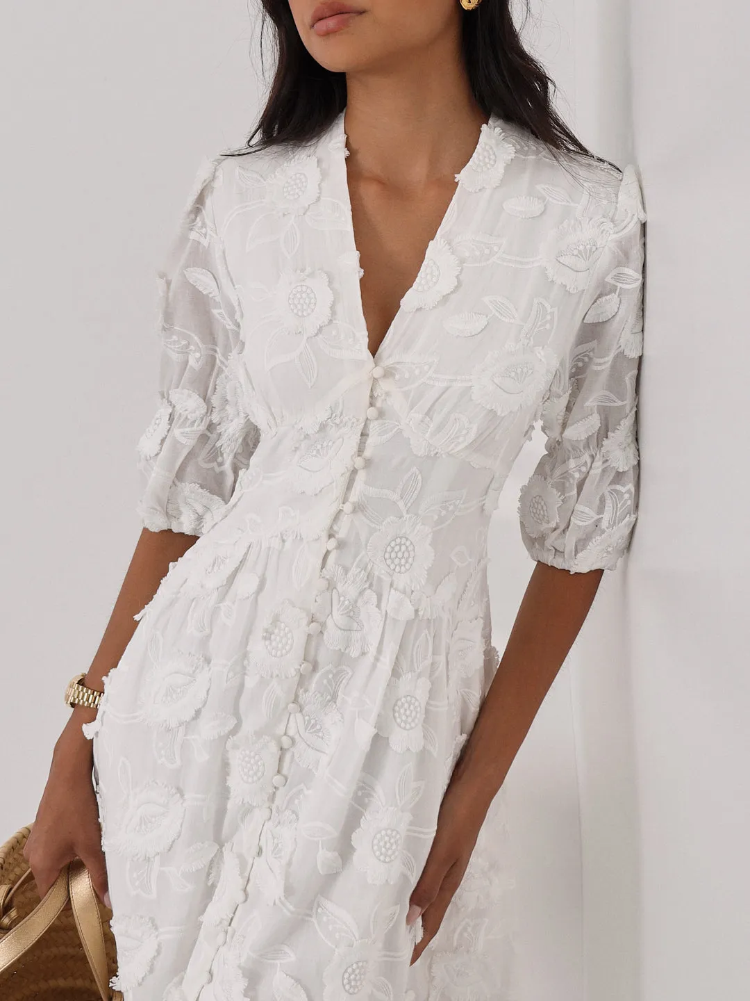 Isla | Embroidered Cotton Sundress