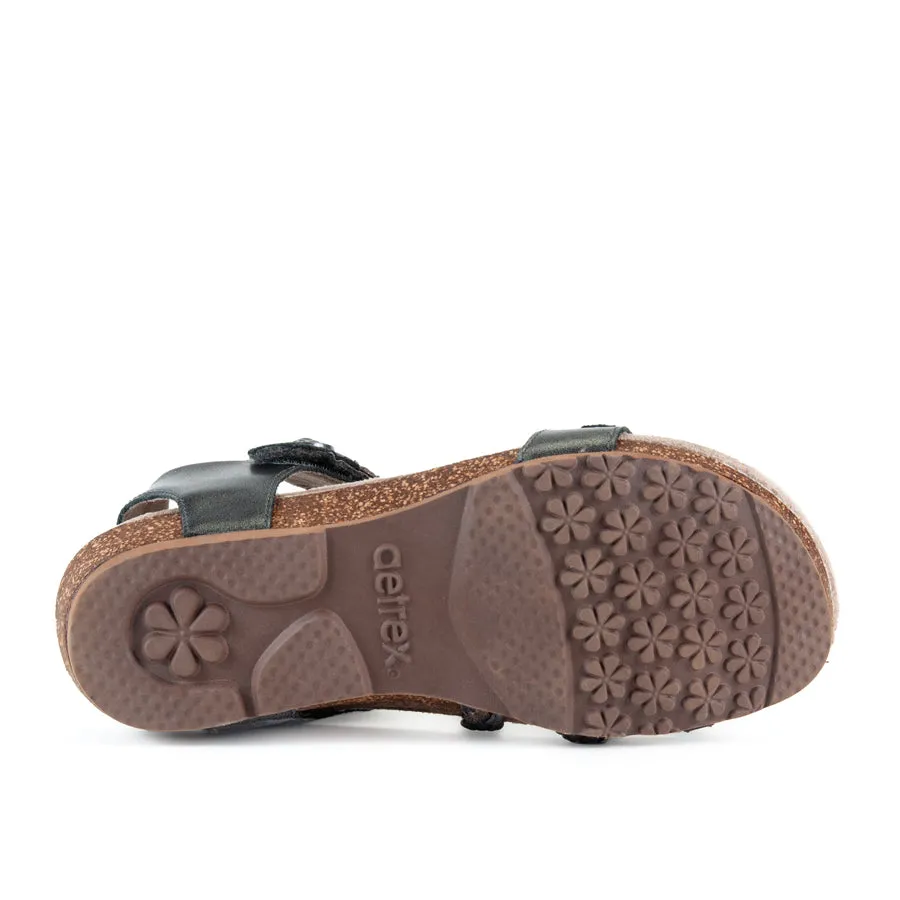 JILLIAN - GUNMETAL - LEATHER