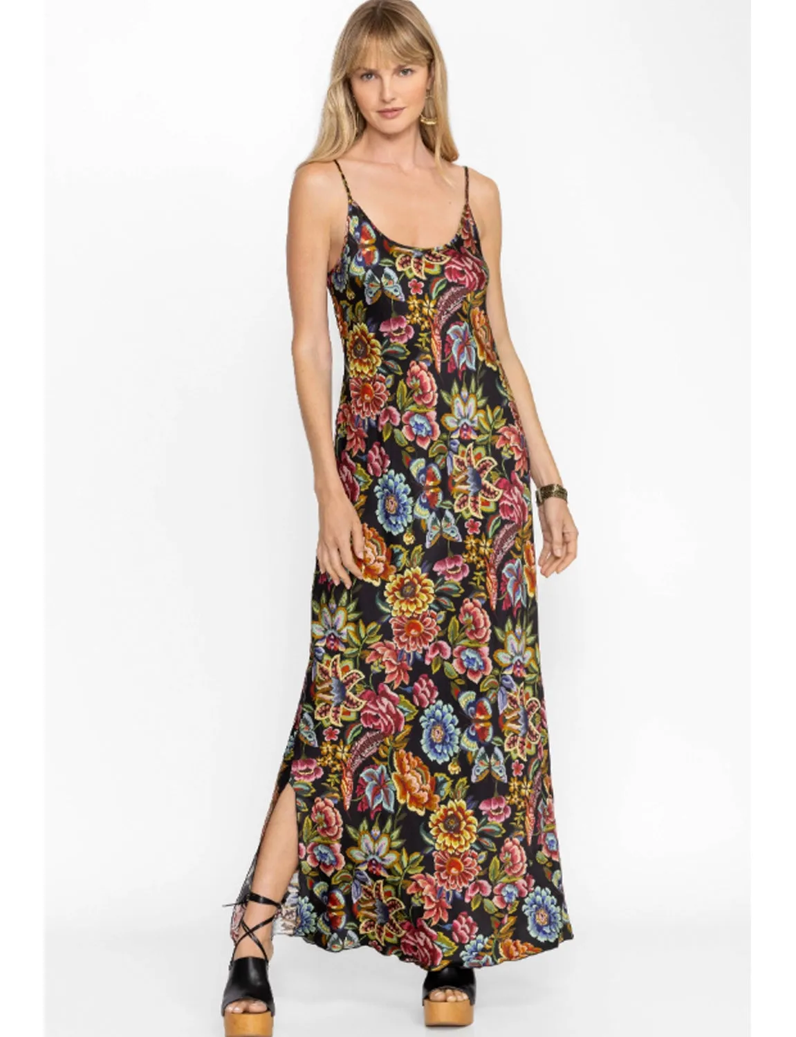 Johnny Was Gigianna Slip Dress - Antiqua Flower C35924-8