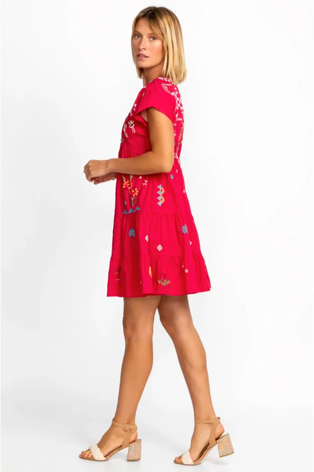 Johnny Was Lyonne Dolman Prairie Dress (Slip) W38923-5