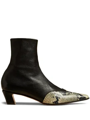 KHAITE The Neveda leather boots