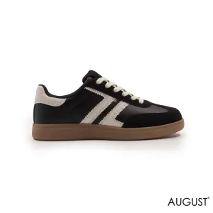 LEATHER,RUBBER SOLE,LACE-UP SNEAKER