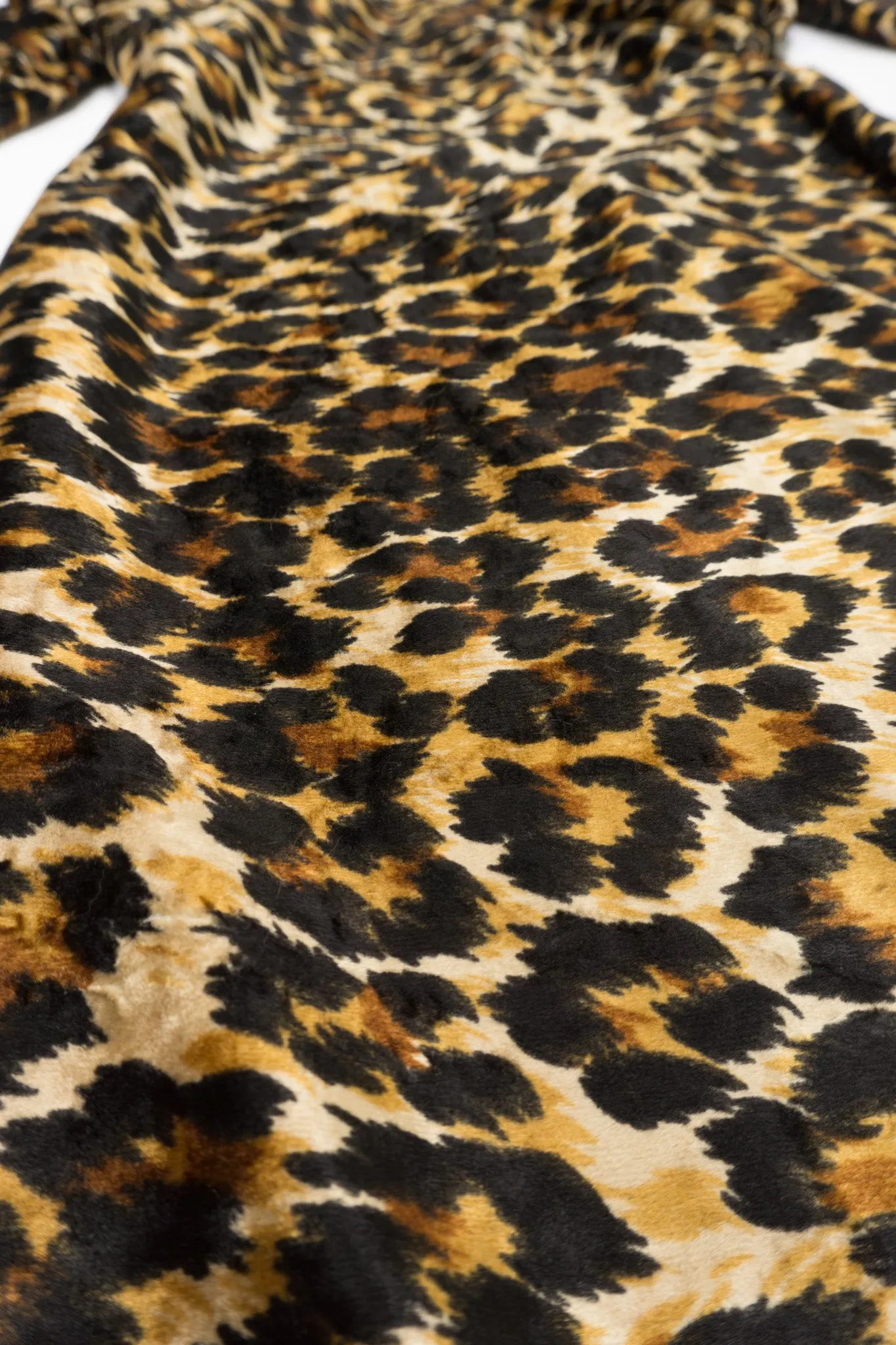 Leopard Stretch Velvet Dress