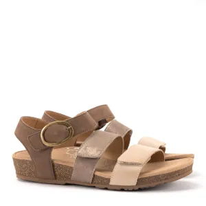 LILLY - TAUPE - LEATHER