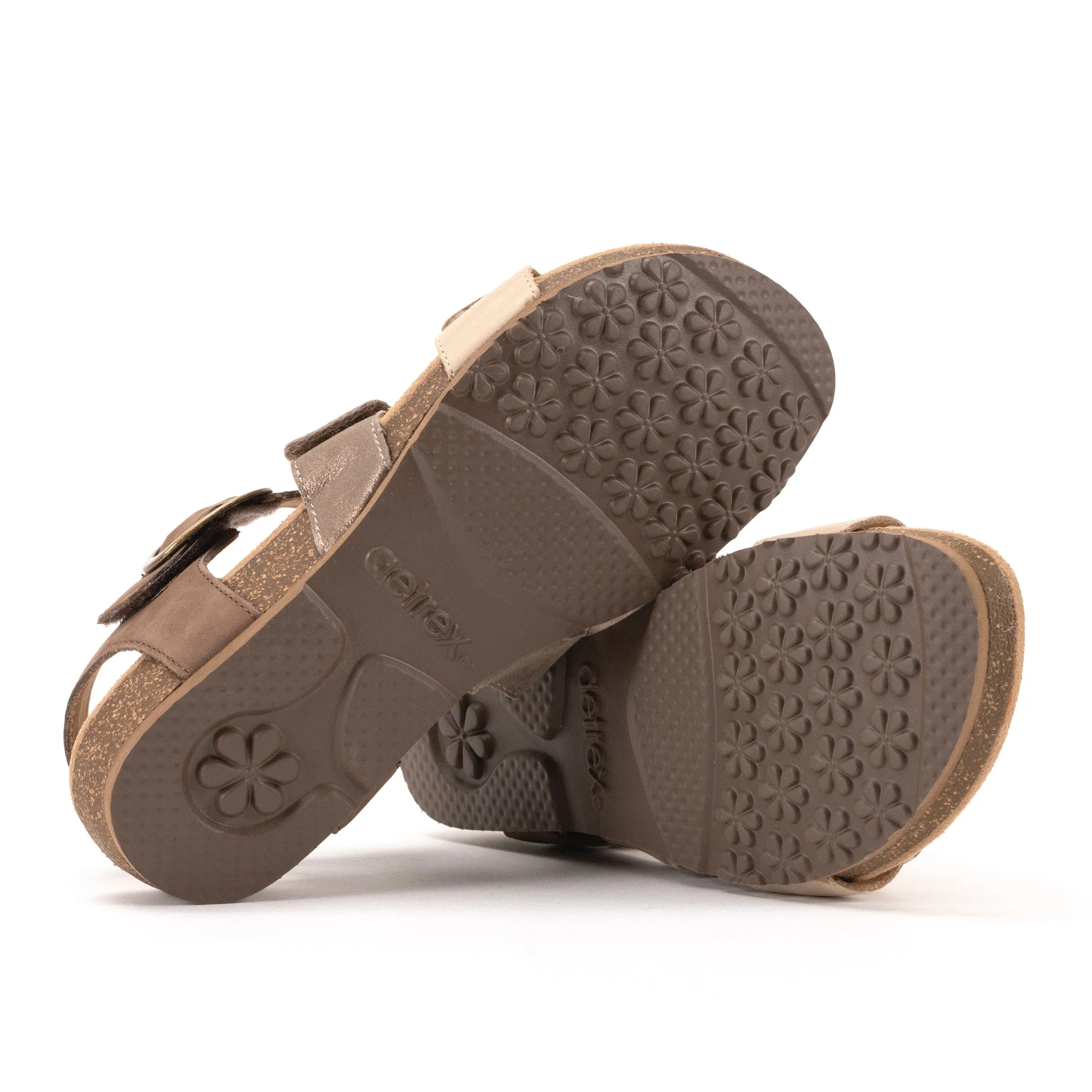 LILLY - TAUPE - LEATHER