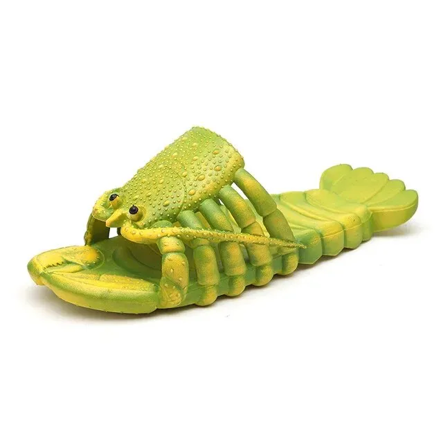 Lobster Slippers Funny Animal Flip Flops Cute Beach