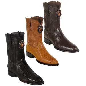 Los Altos Lizard Roper Boots with Zipper