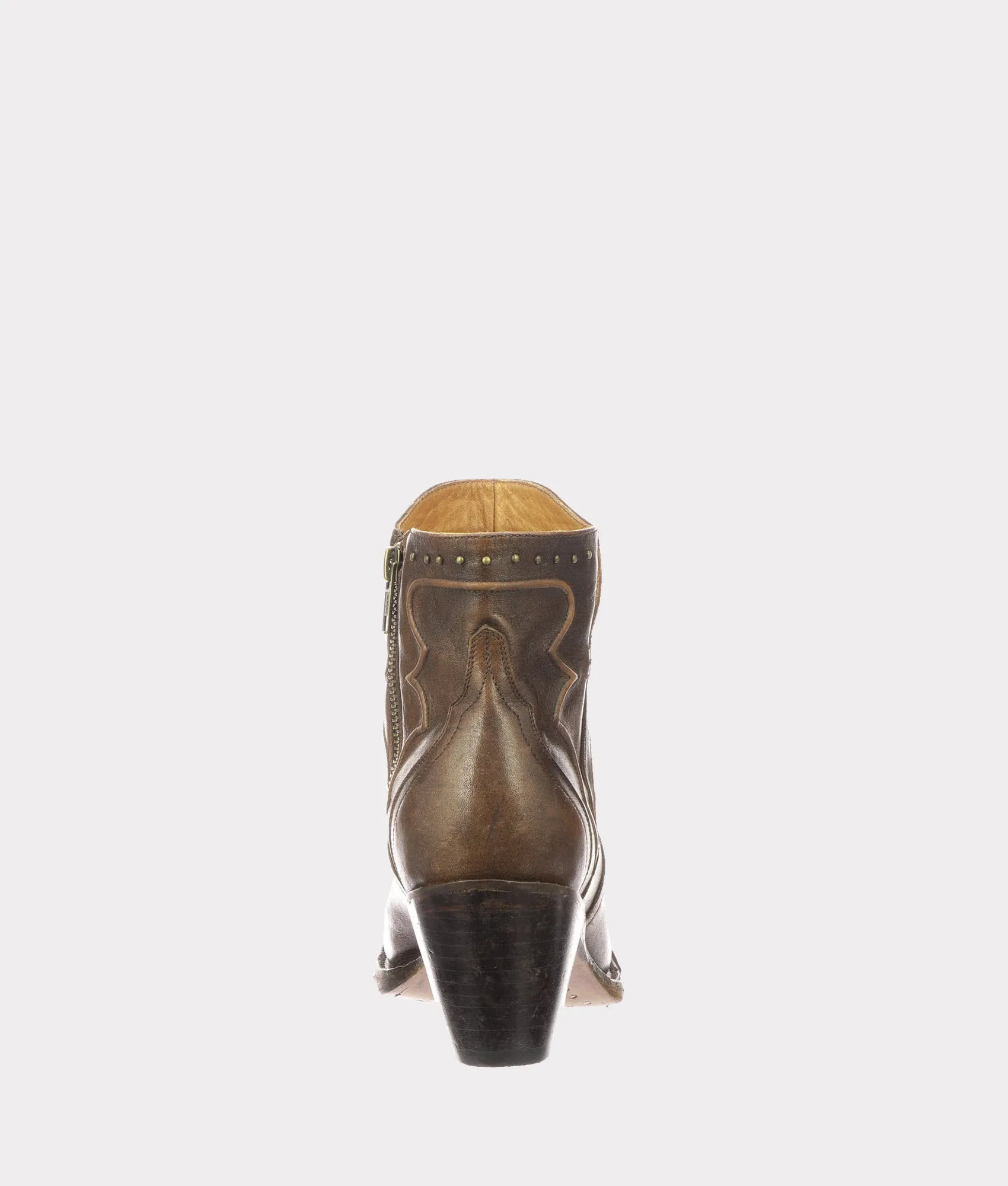 Lucchese Ladies Karla Maple Studded Bootie