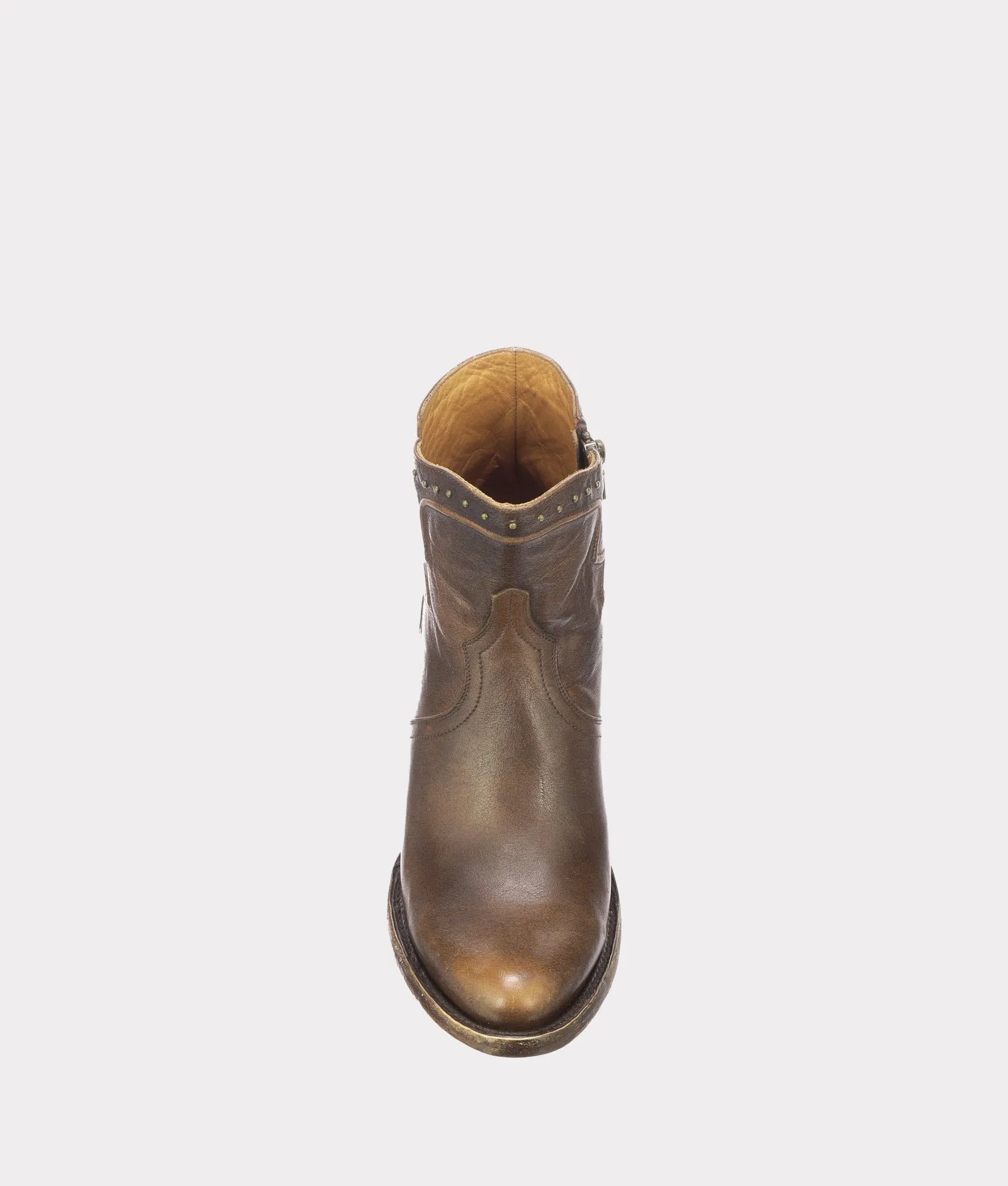 Lucchese Ladies Karla Maple Studded Bootie