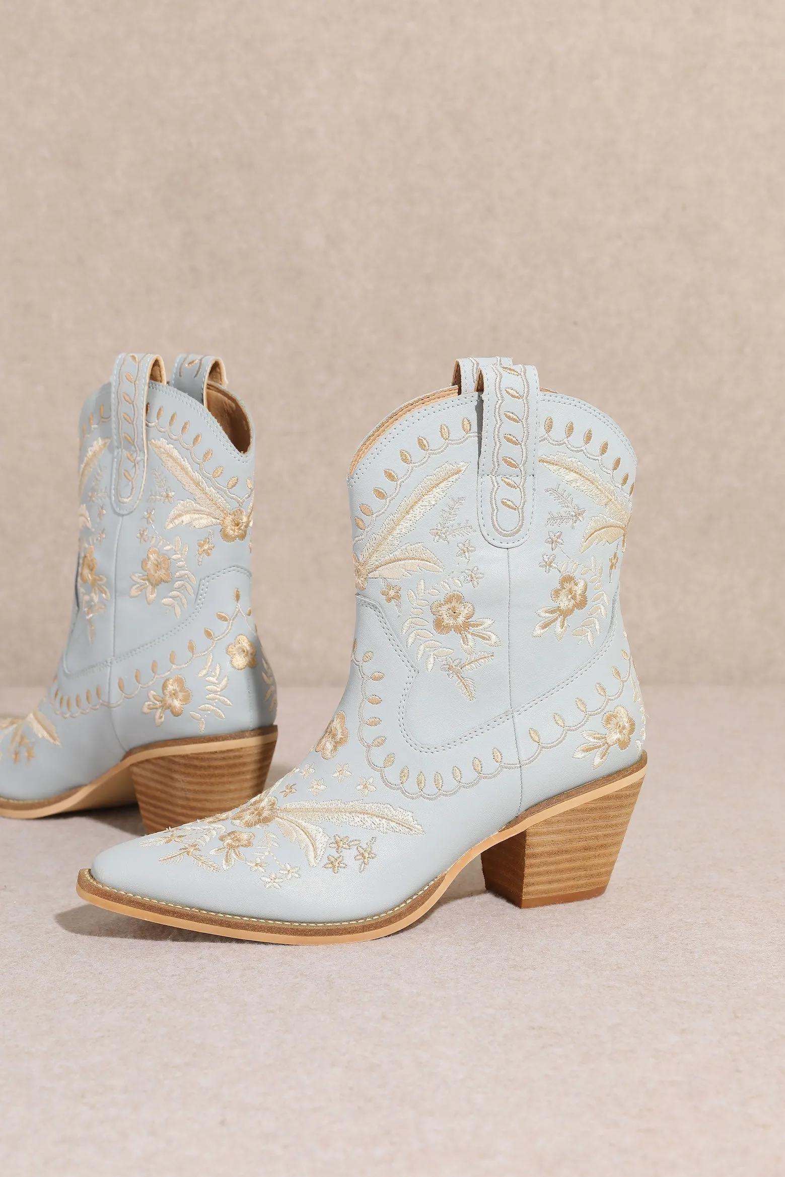 Madison Cowgirl Boots - Blue