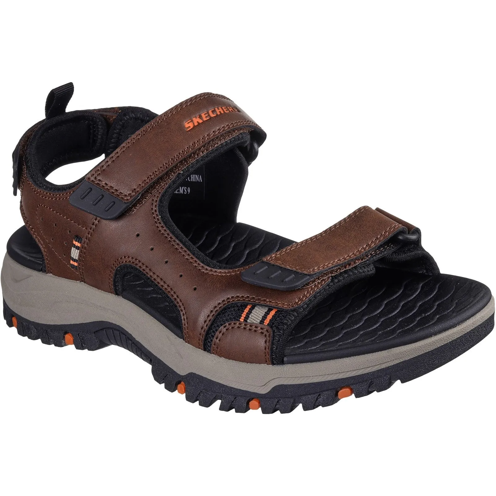 Men's Relaxed Fit Skechers 205139 Prewitt Rigdon Sandals