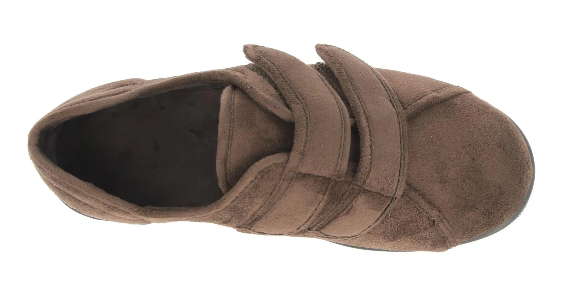 Men'S Slippers / House Shoes (Joseph)2V Wide Fit By Db Shoes in Brown