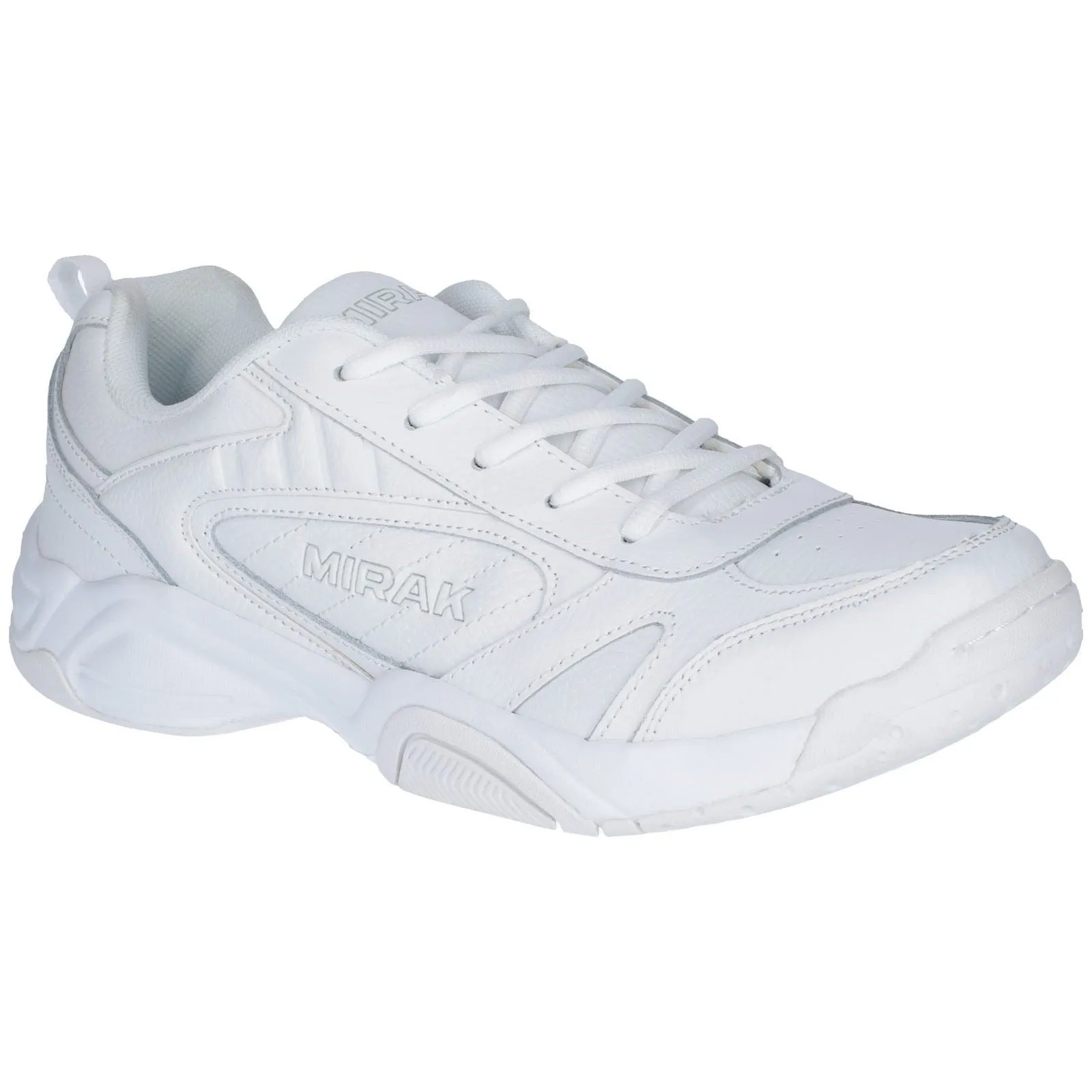 Mirak Boys Trainer - Contender Lace in White, 7-12