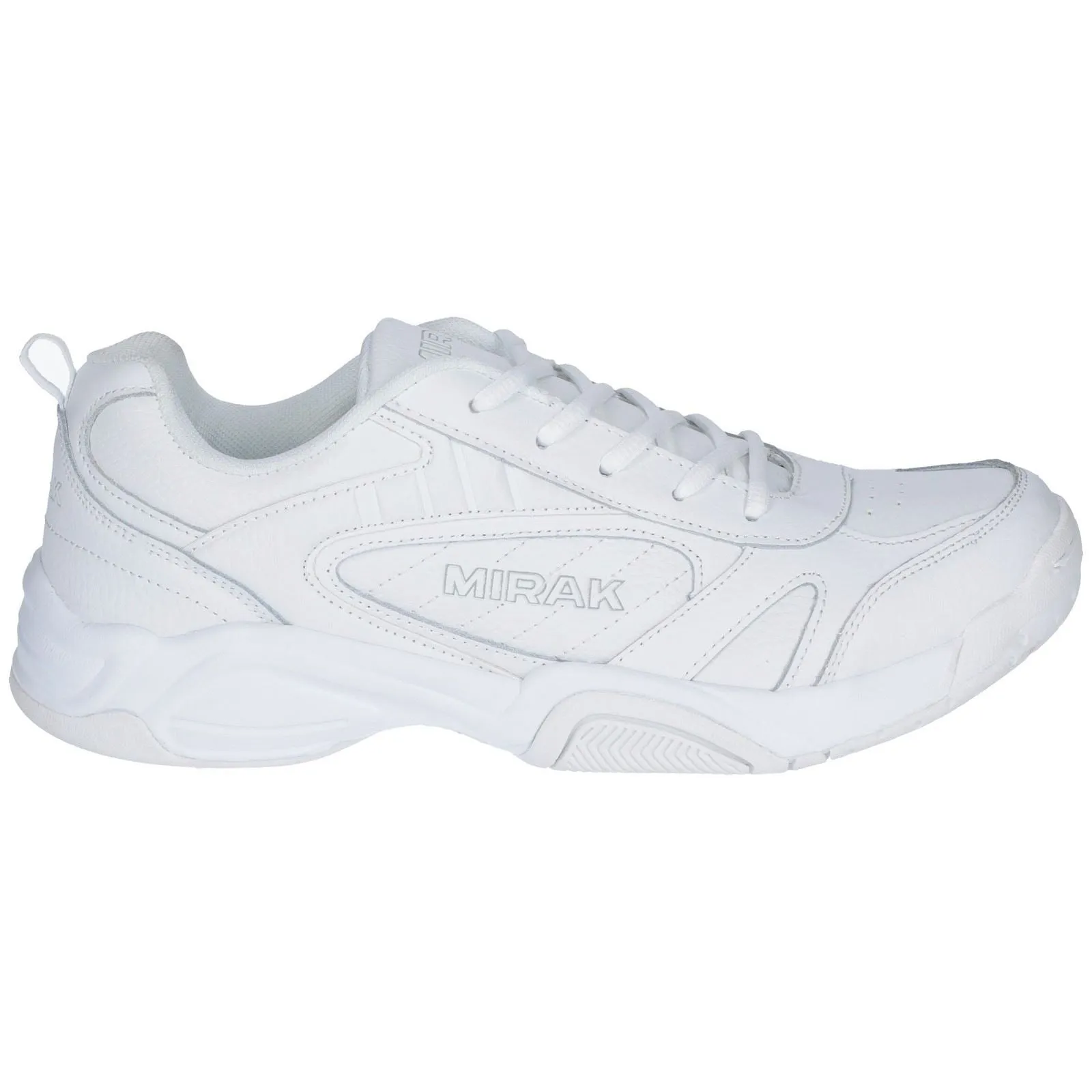 Mirak Boys Trainer - Contender Lace in White, 7-12
