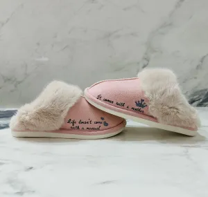 Mothers Day Slip-on Slippers Life doesn’t come with a manual it comes with a Mother