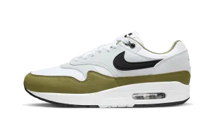Nike Air Max 1 White Black Medium Olive