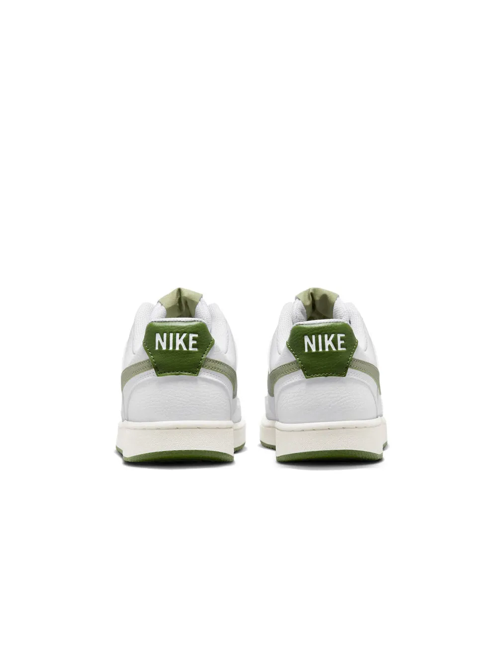 Nike Court Vision Lo - White/Oil Green-Treeline-Sail