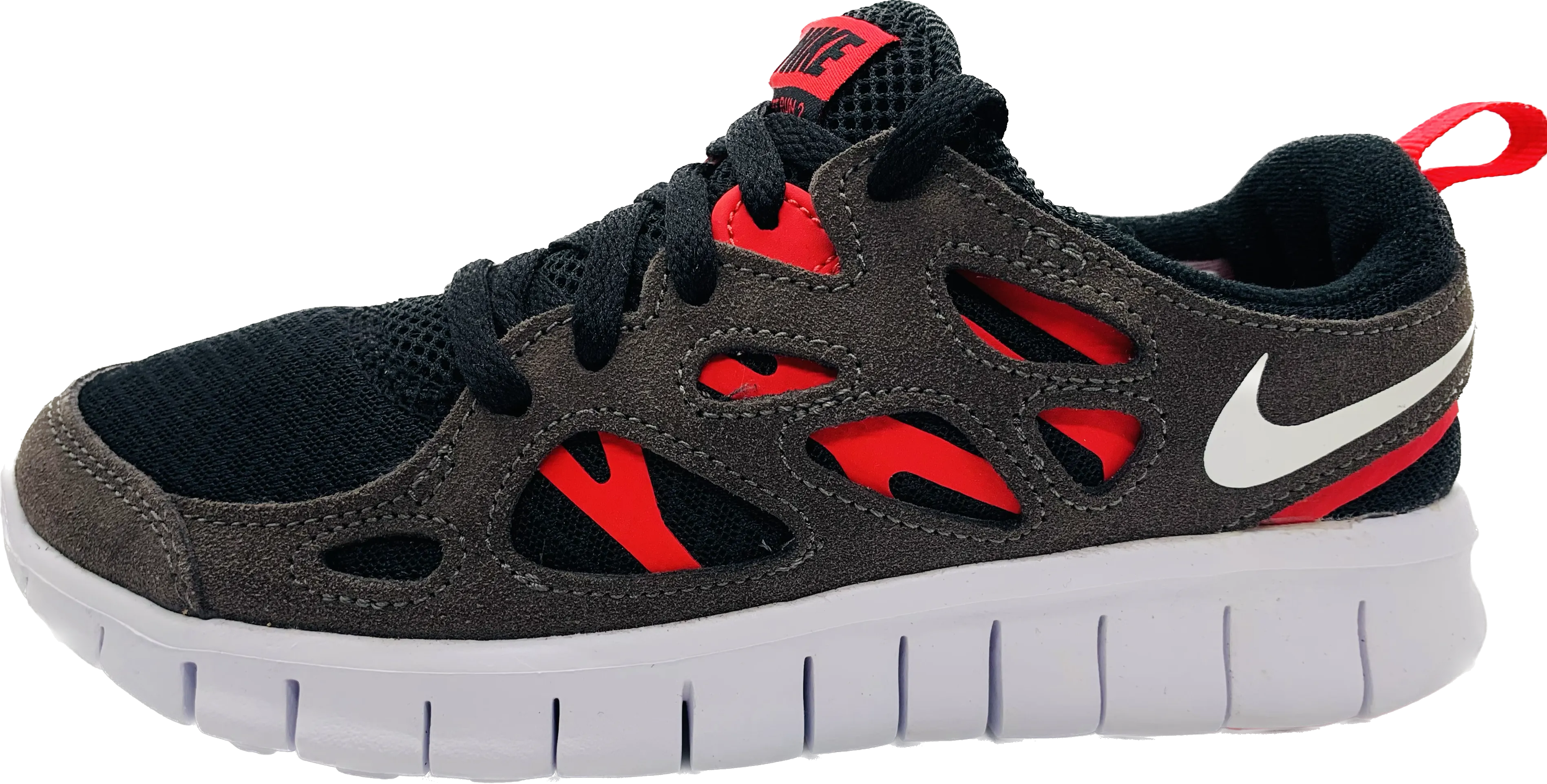 NIKE FREE RUN 2 (GS) BLACK/RED