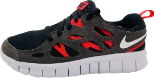 NIKE FREE RUN 2 (GS) BLACK/RED