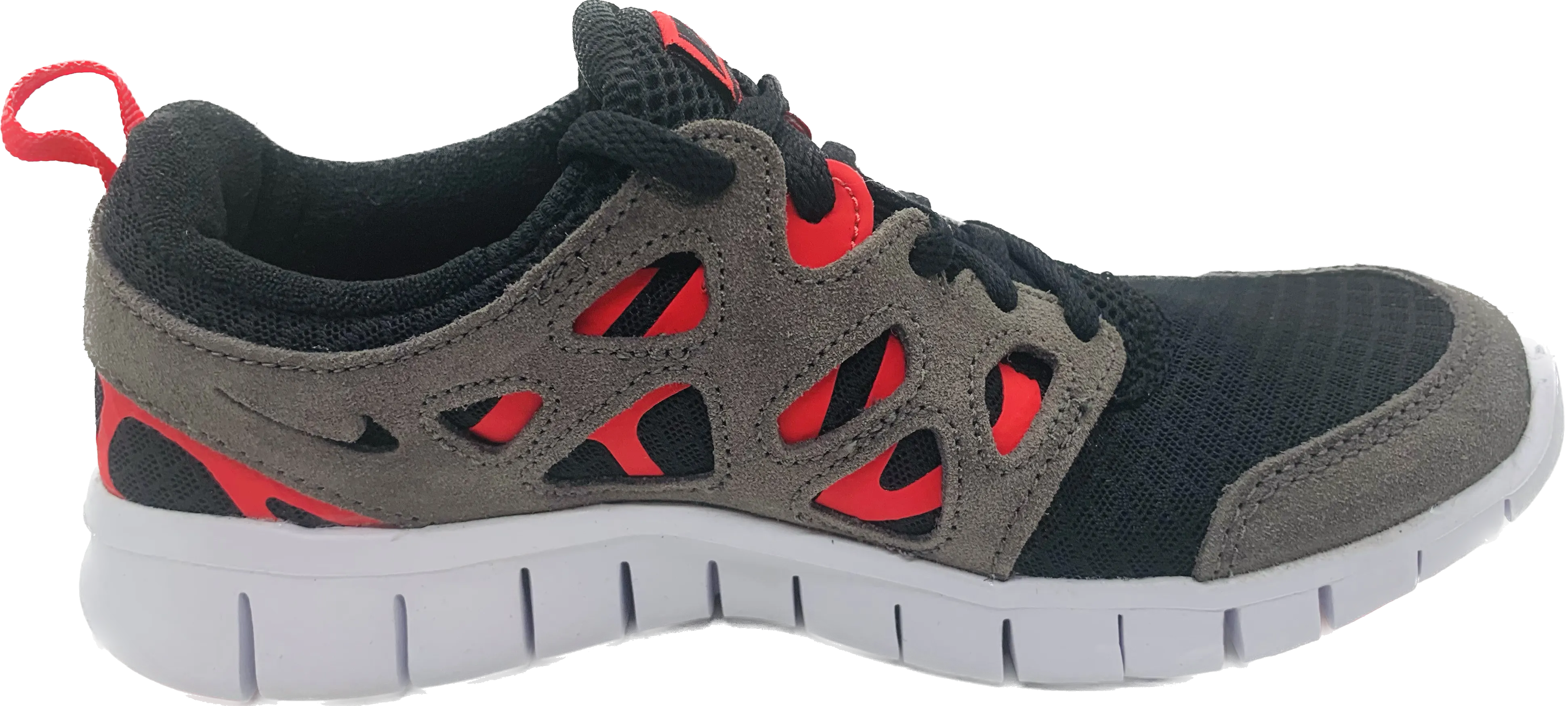 NIKE FREE RUN 2 (GS) BLACK/RED