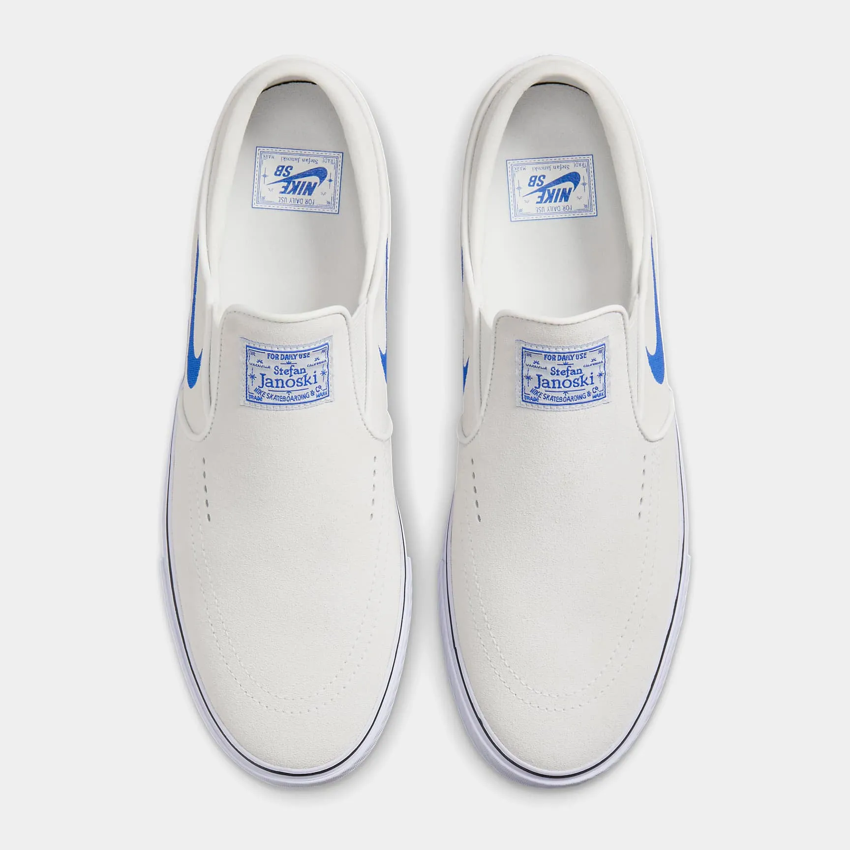 NIKE SB JANOSKI  SLIP - SUMMIT WHITE/HYPER ROYAL