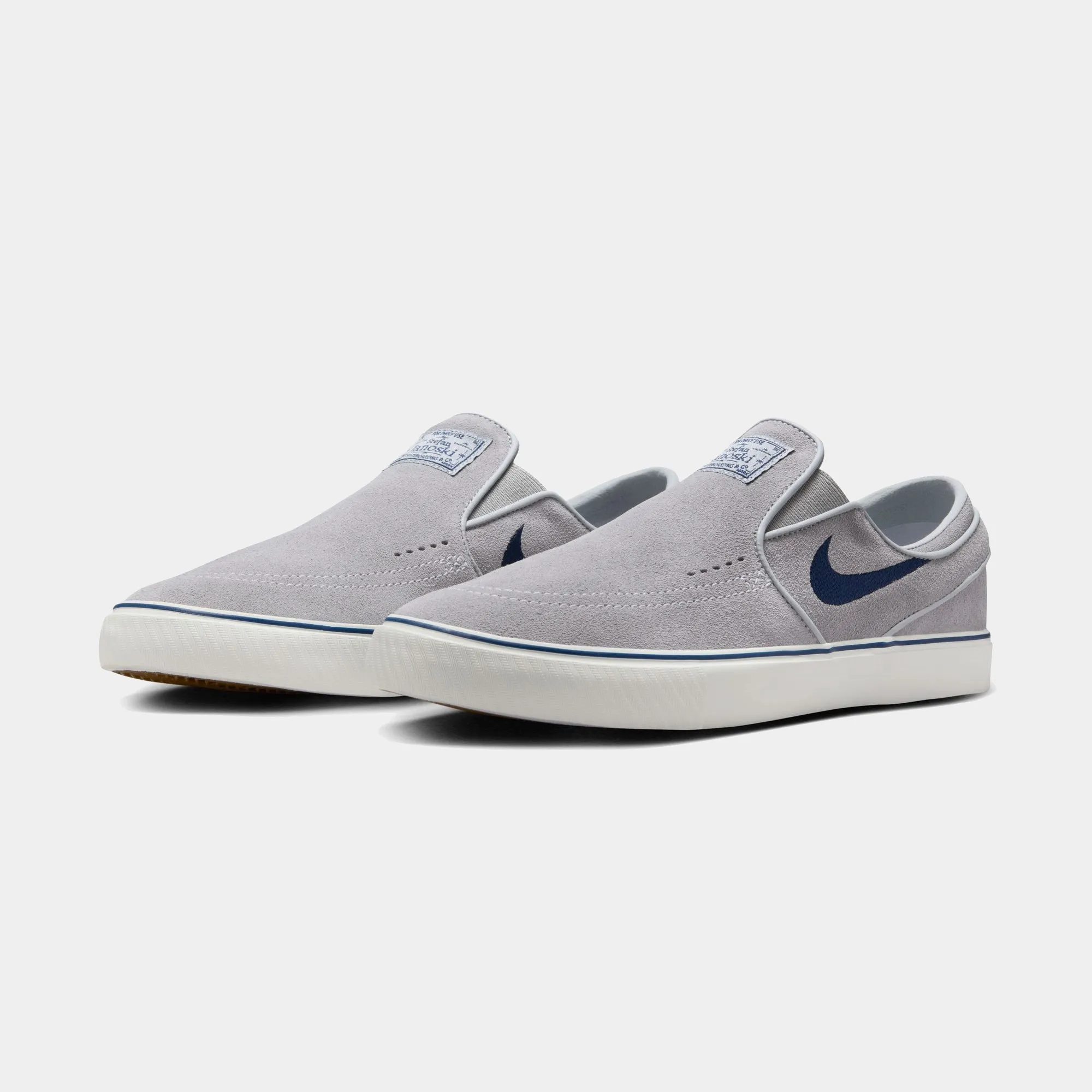 NIKE SB JANOSKI  SLIP - WOLF GREY/NAVY