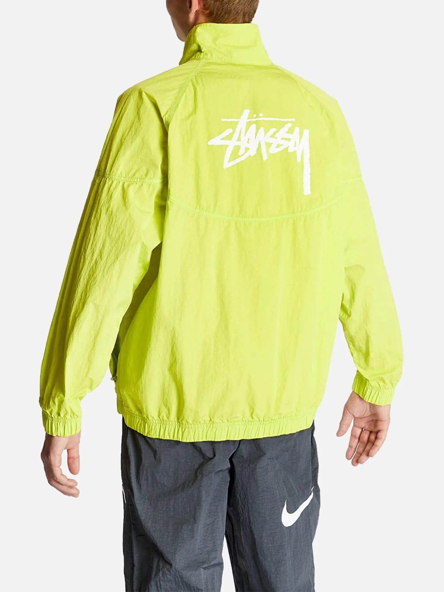 Nike x Stussy Windrunner Jacket "Bright Cactus"