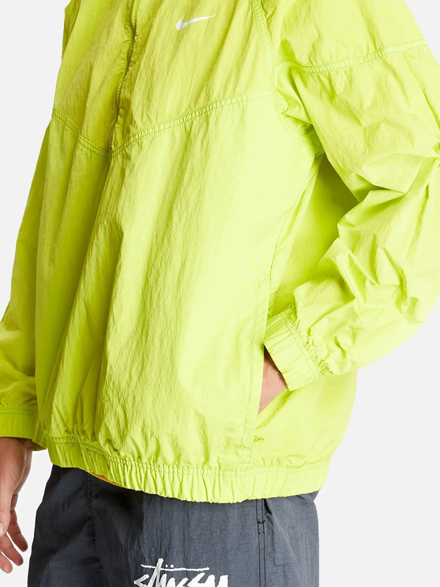 Nike x Stussy Windrunner Jacket "Bright Cactus"