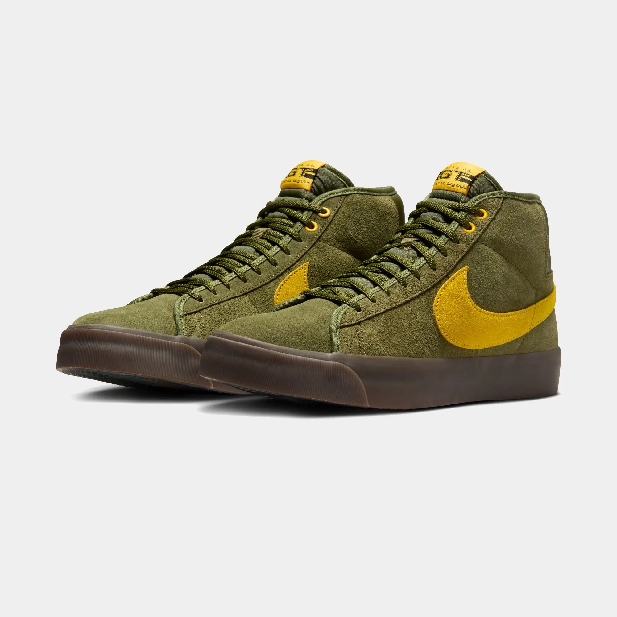 NIKE ZOOM BLAZER MID X ANTIHERO - ROUGH GREEN/AMARILLO