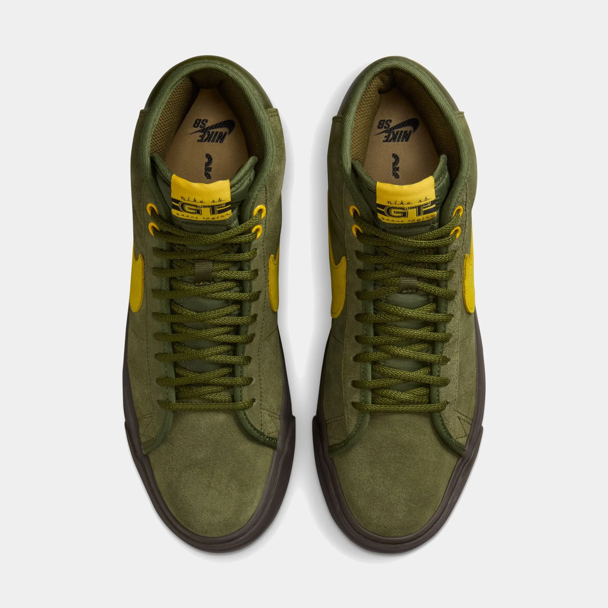 NIKE ZOOM BLAZER MID X ANTIHERO - ROUGH GREEN/AMARILLO