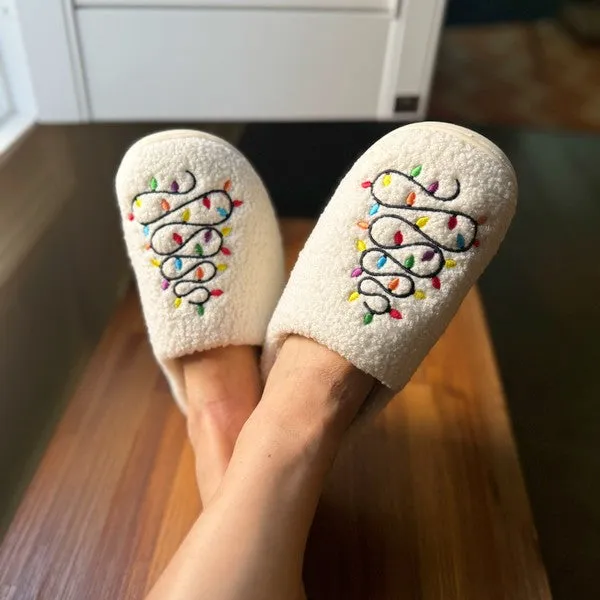 OL Holiday "Lit" Slippers
