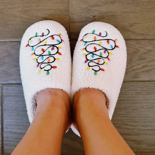 OL Holiday "Lit" Slippers