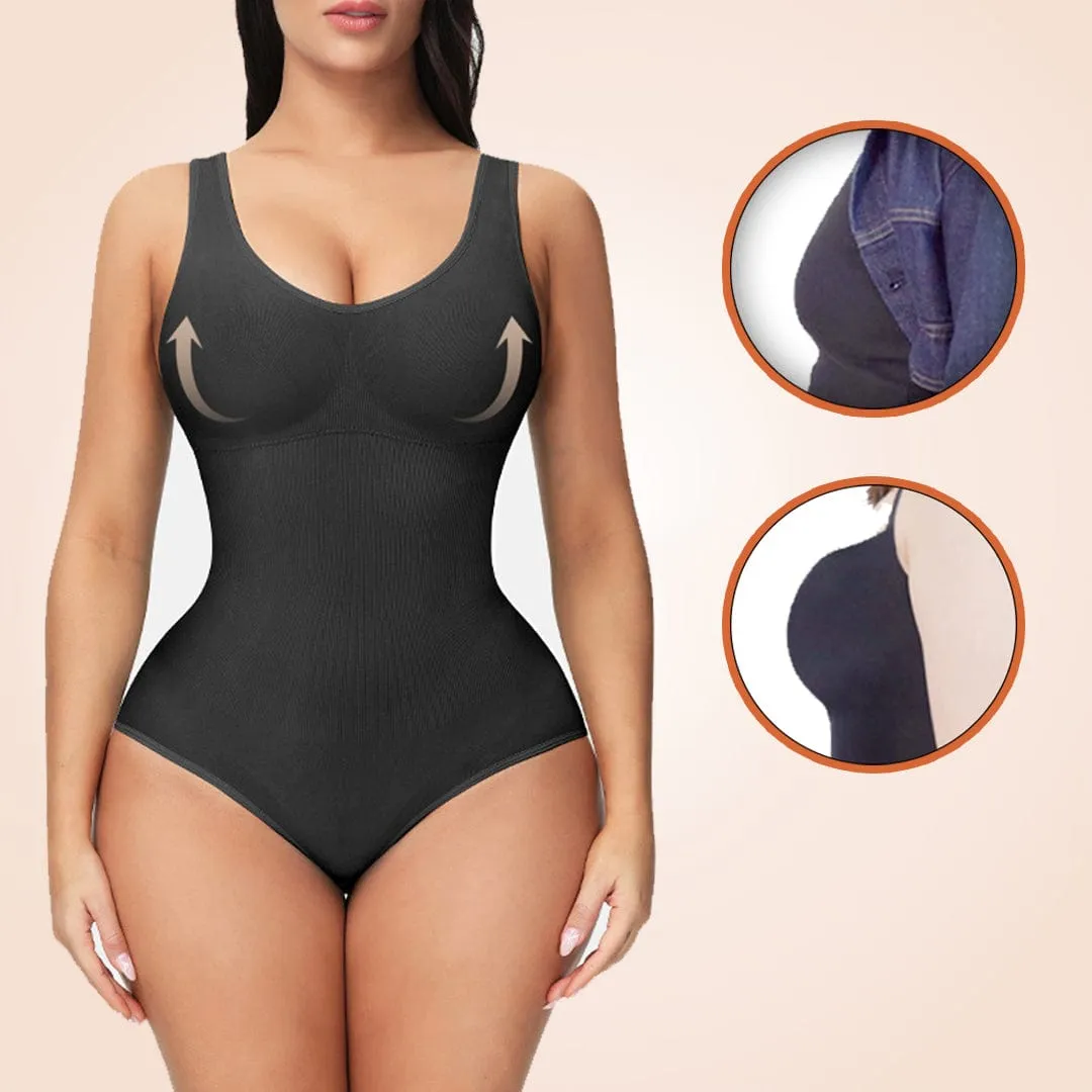 Open Crotch Seamless Faja Sculpting One Piece Bodyshaper
