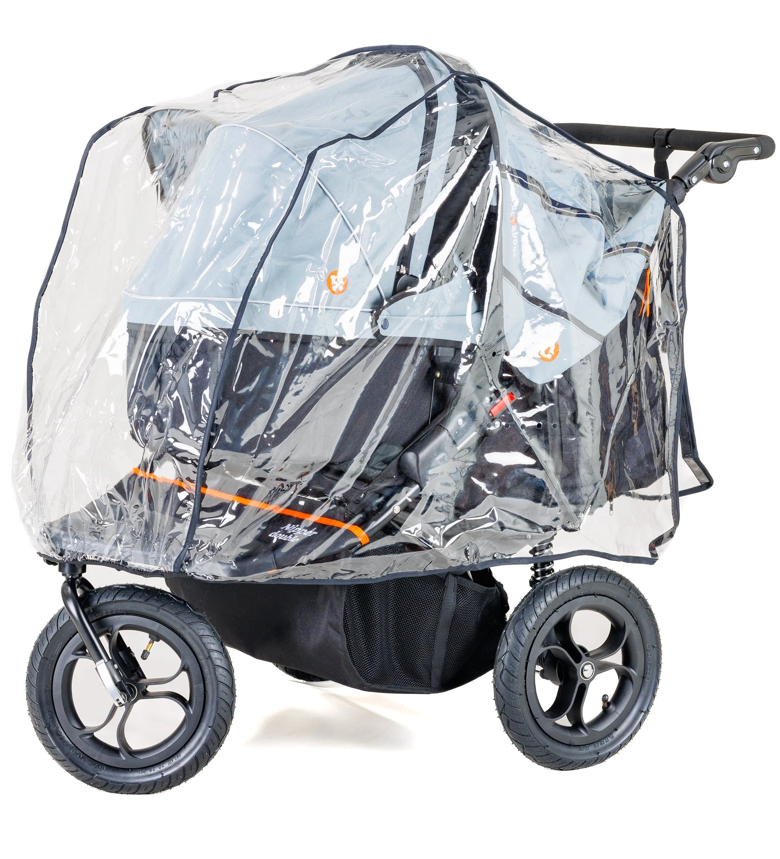 Out n About Nipper V5 Double Pushchair Starter Bundle - Bramble Berry