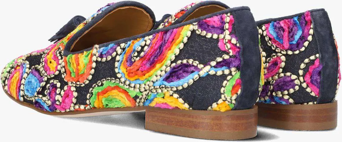 Pedro Miralles Ethnic Floral Loafer|17503NA
