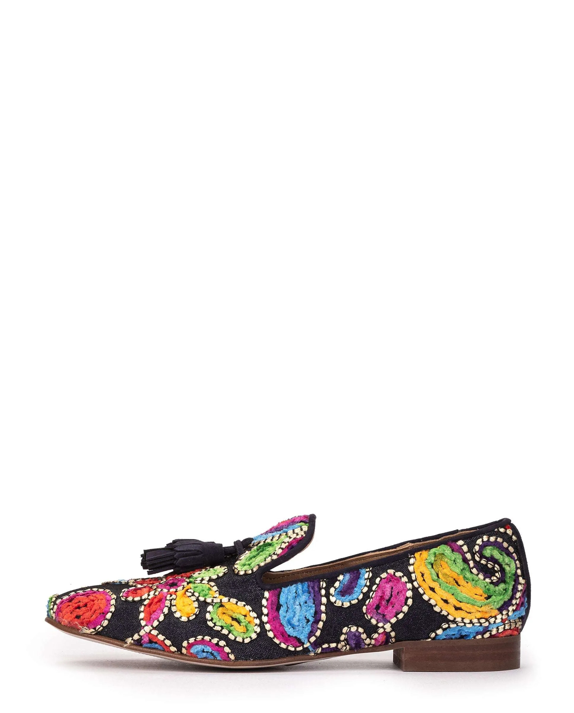 Pedro Miralles Ethnic Floral Loafer|17503NA