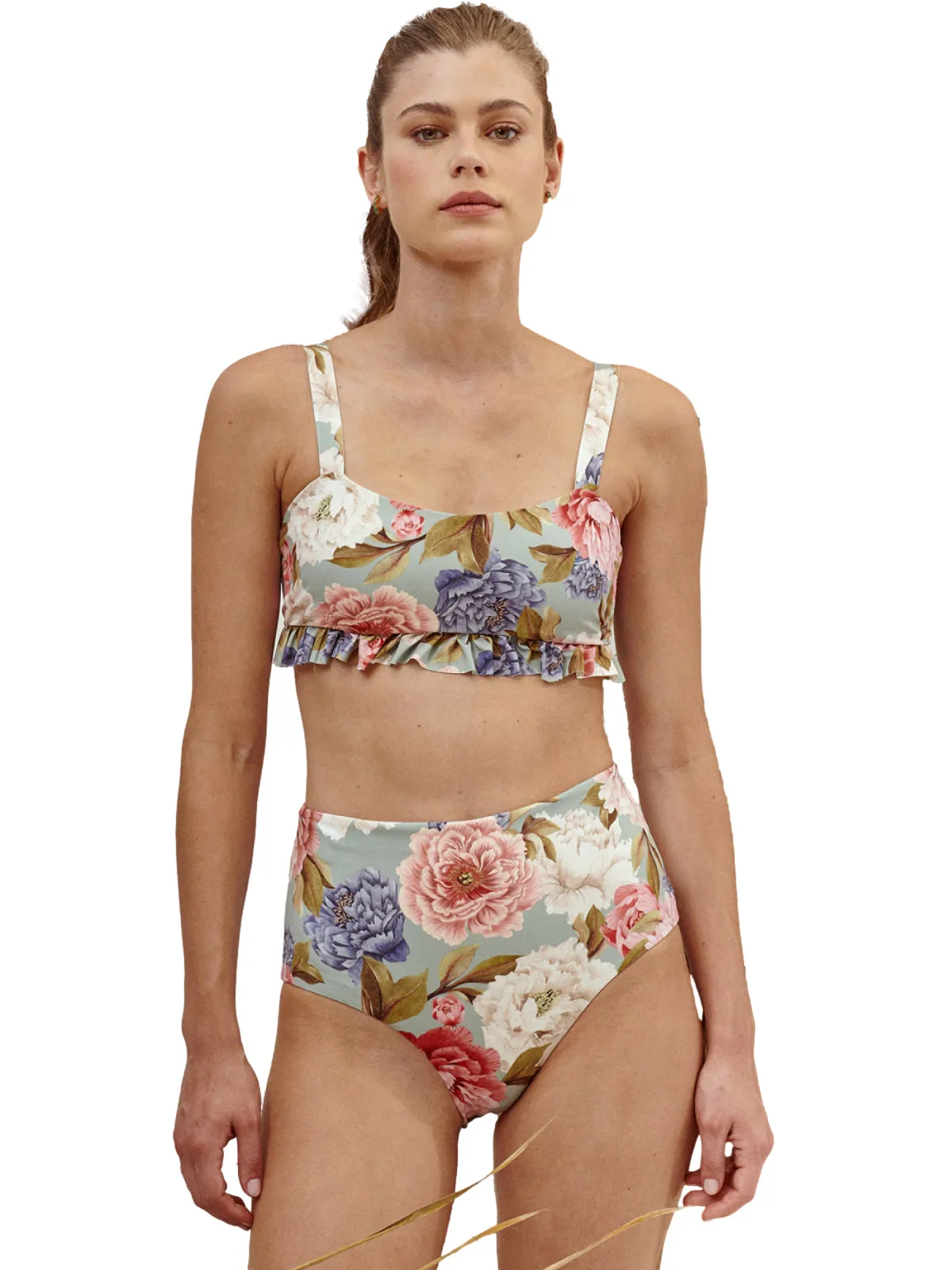 Peonyes Lady's Slipper Orchid Bikini ::RET