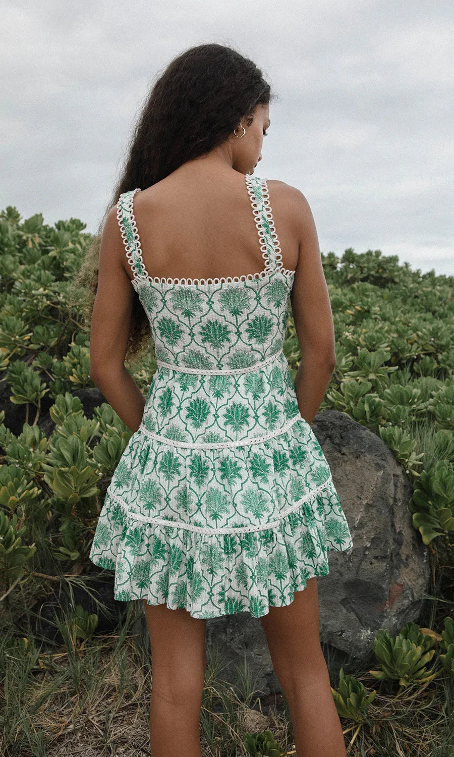 Pollyana Dress Royal Palm