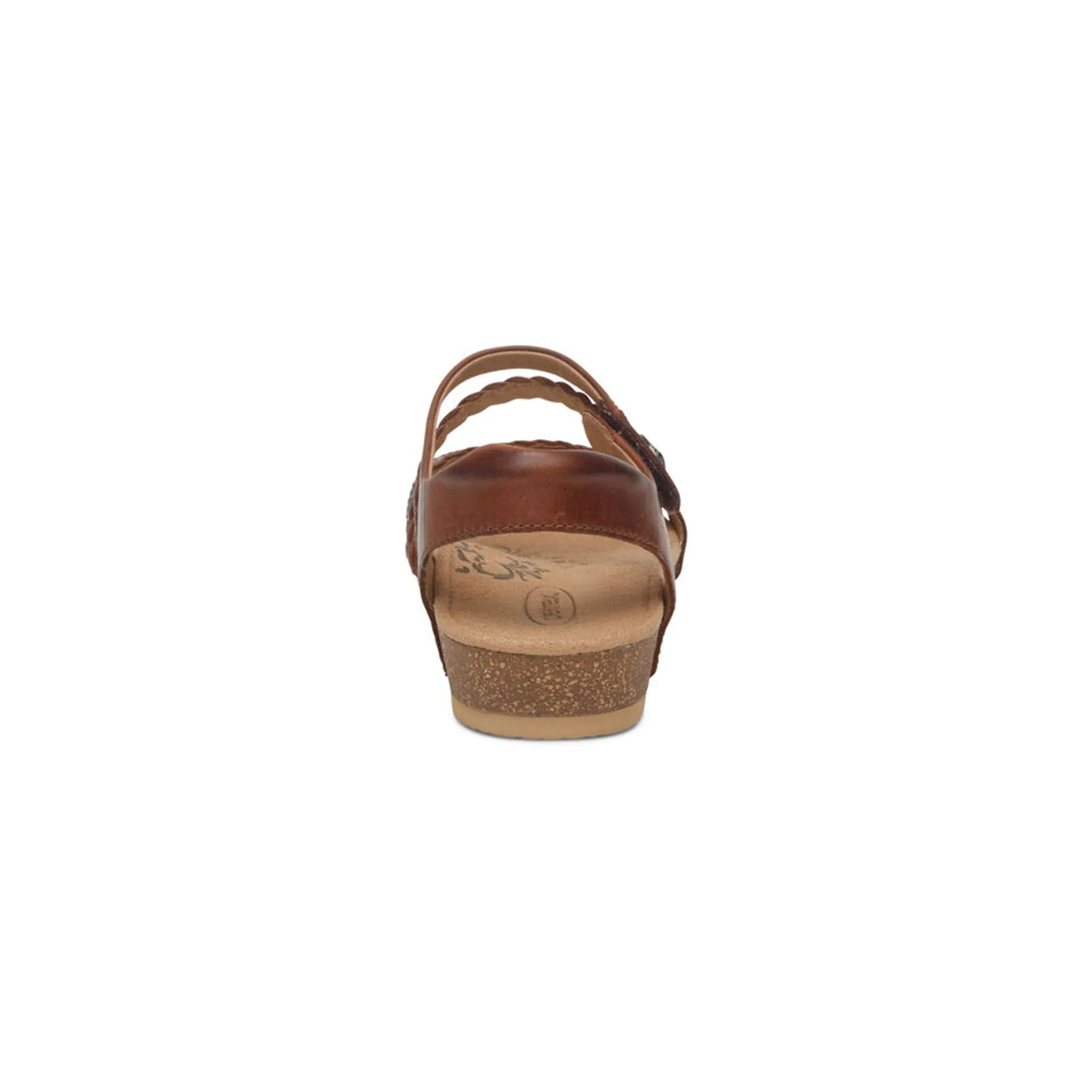 [PRE-ORDER] Aetrex | Jillian Braided Quarter Strap Walnut