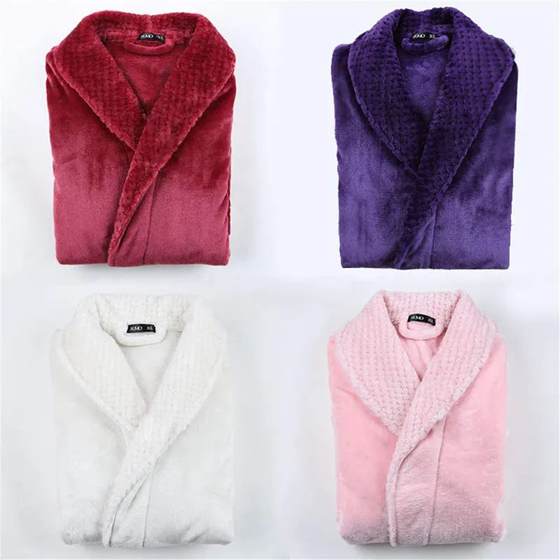 Quinna Long Robe – Luxurious Softness & Elegant Comfort