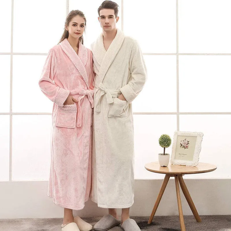 Quinna Long Robe – Luxurious Softness & Elegant Comfort