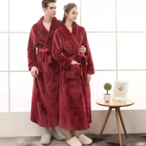 Quinna Long Robe – Luxurious Softness & Elegant Comfort