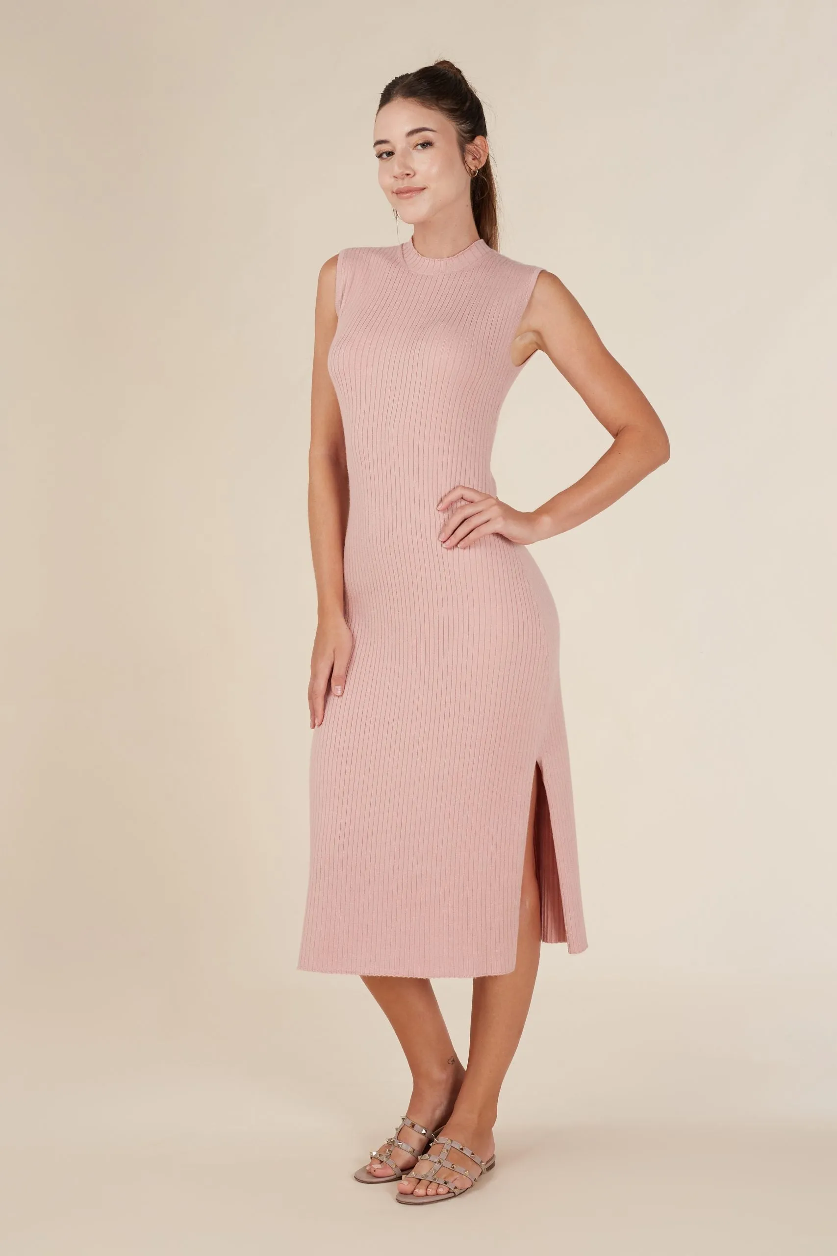 Reis Knitted Midi Dress