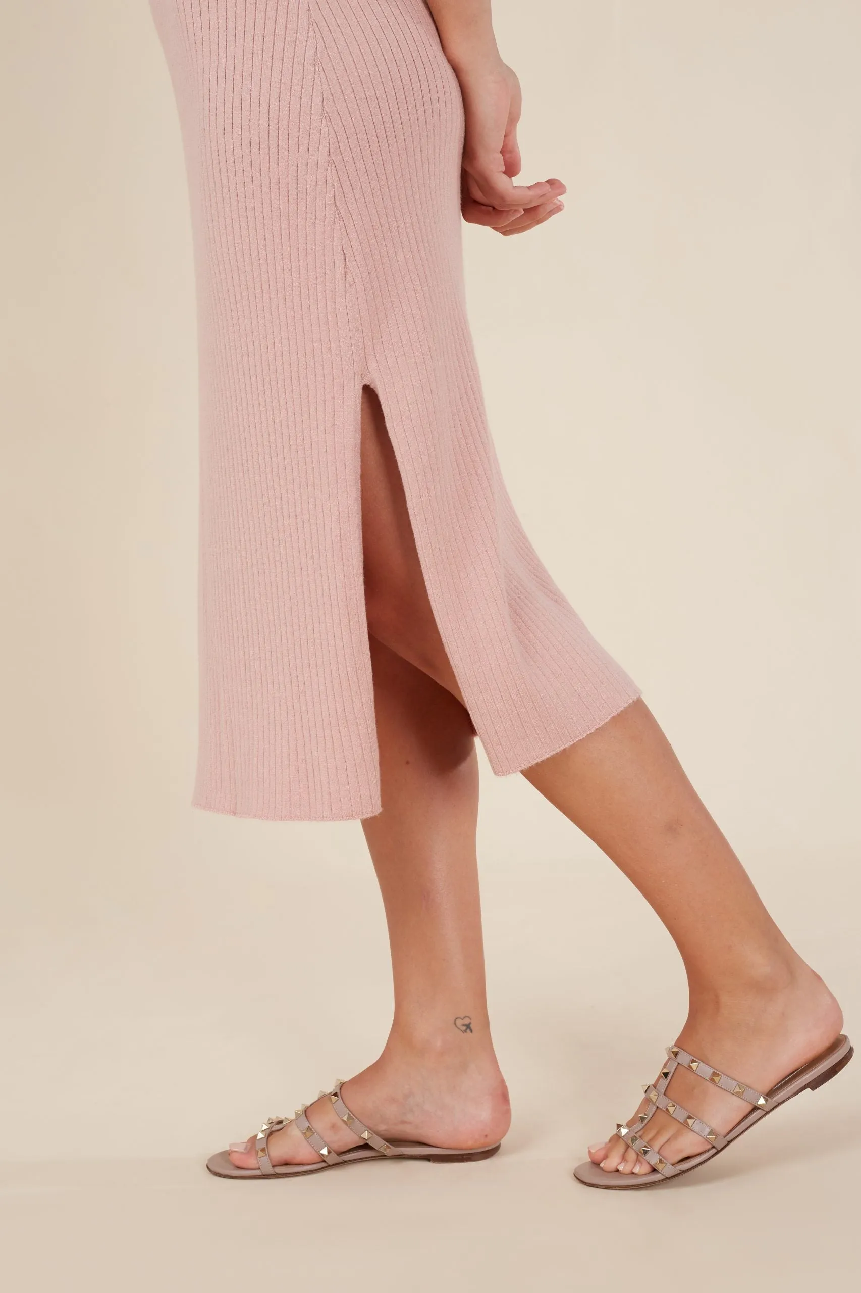 Reis Knitted Midi Dress