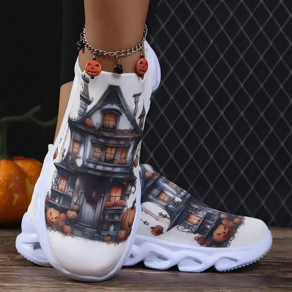 Round Toe Platform Sneakers