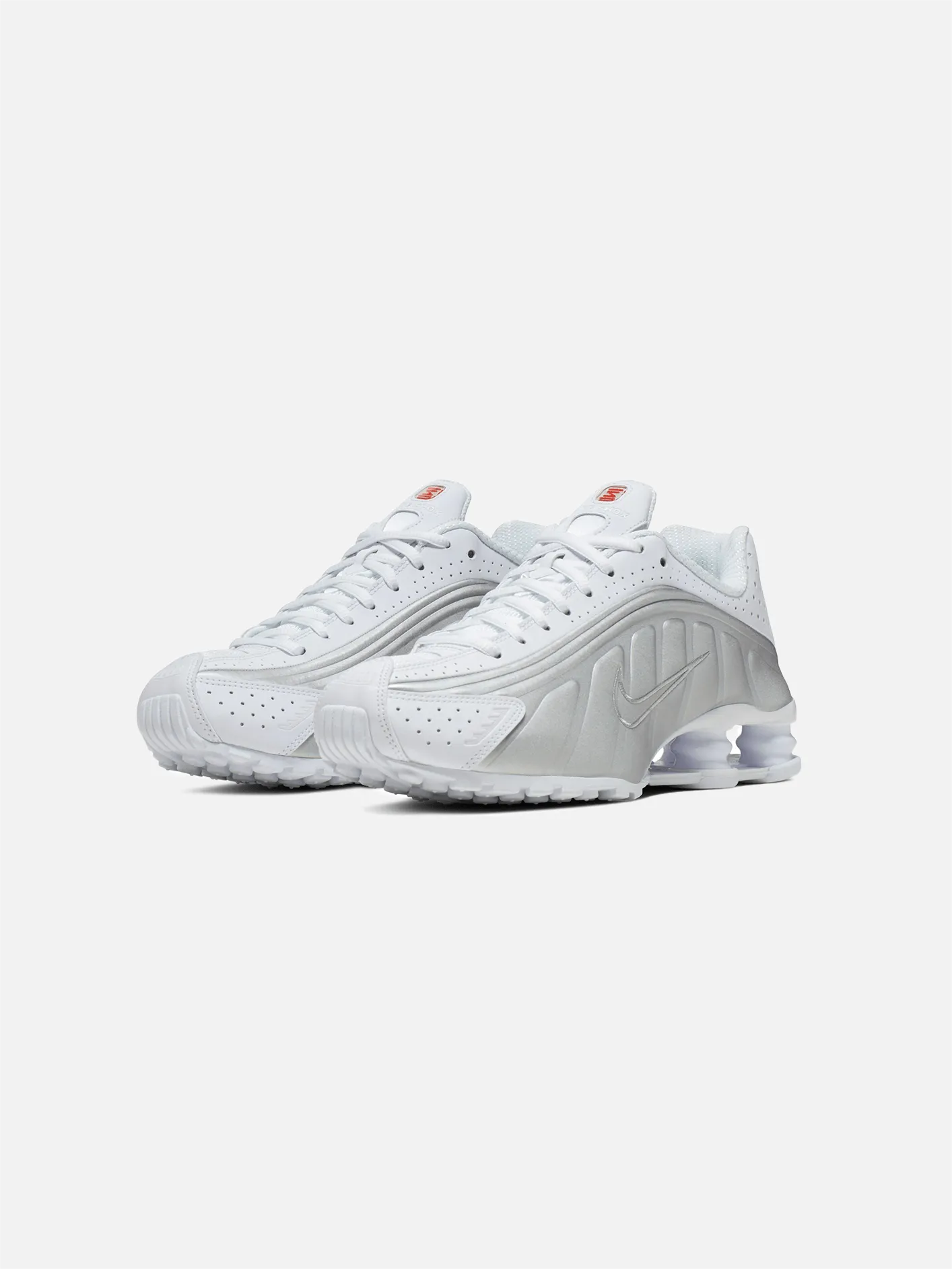 Shox R4 "White and Metallic Silver"