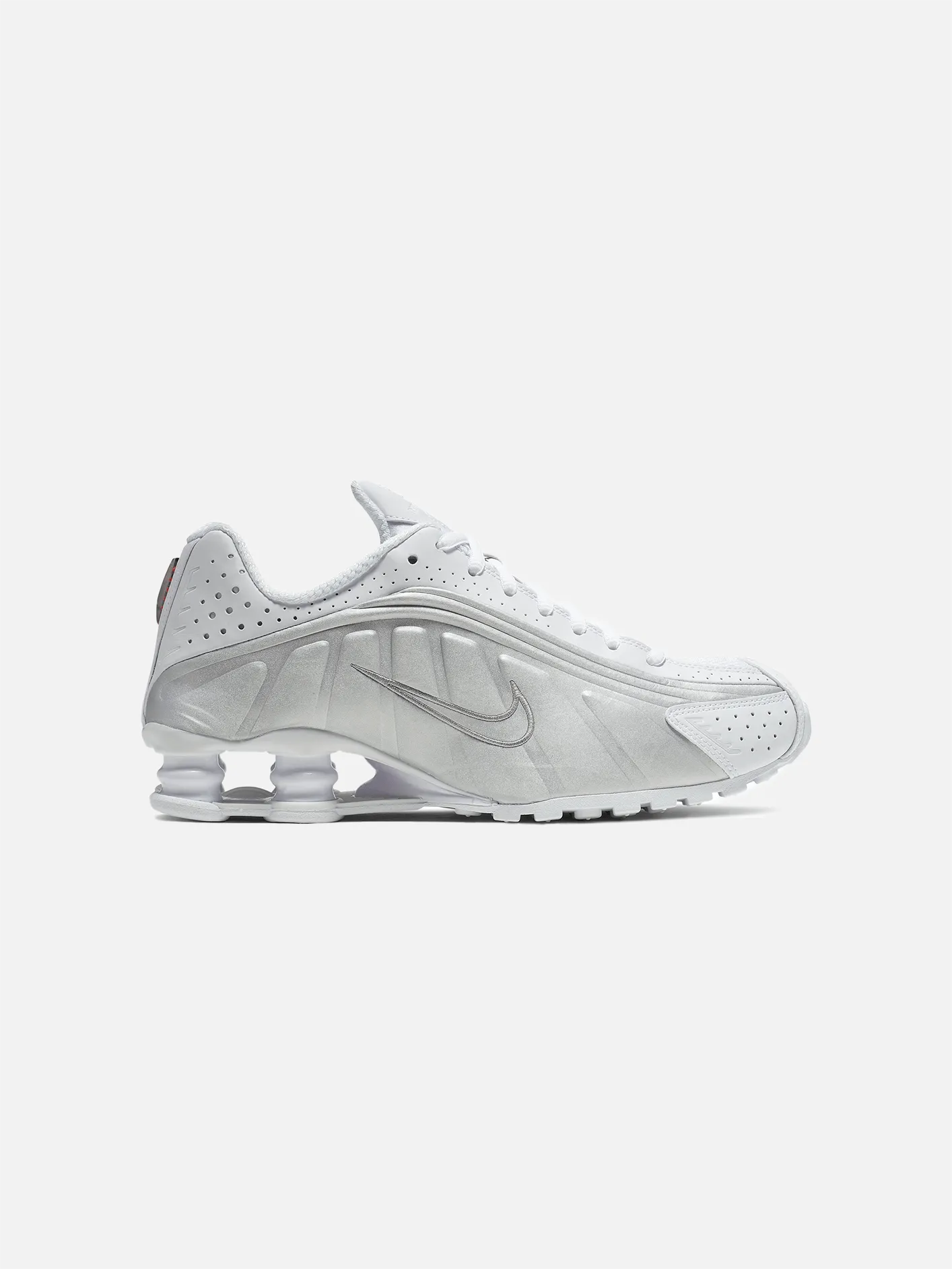 Shox R4 "White and Metallic Silver"
