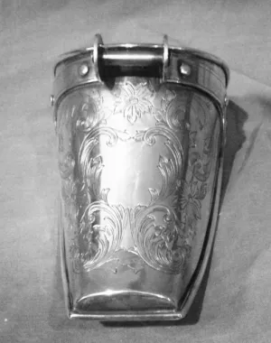 Side Saddle Vintage Silver Wash Slipper Stirrup