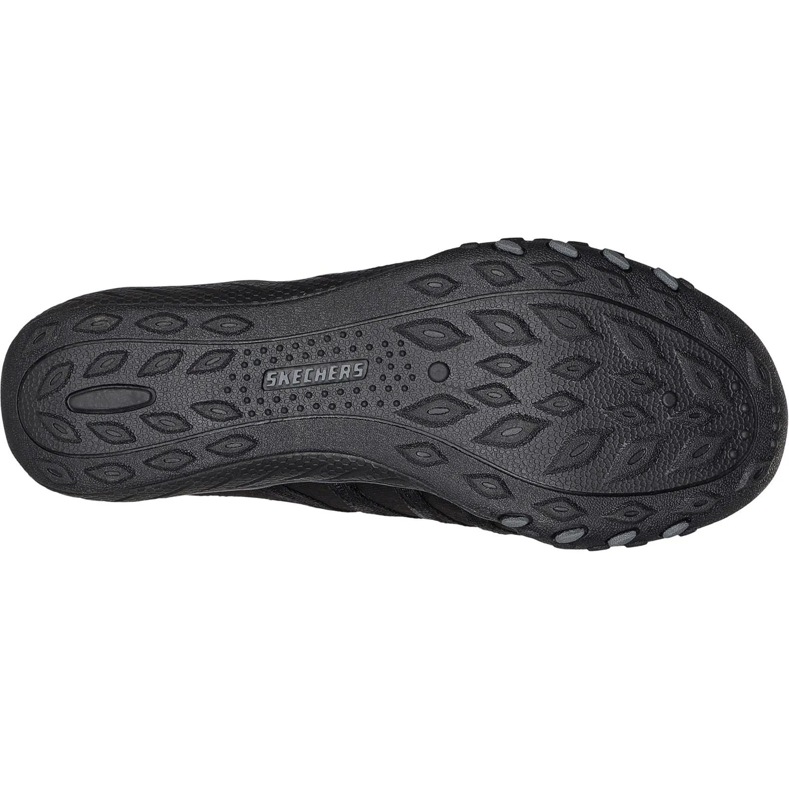 Skechers 100593 Breathe Easy Roll With Me Sneakers für Damen, weite Passform, Schwarz