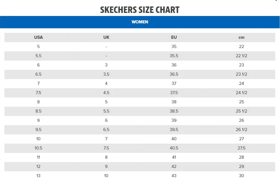 Skechers (GAR124578) Ladies Sports GOwalk Hyper Burst in UK 3 to 8